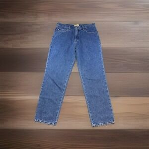 LL Bean Flannel Lined Jeans Mens 36x32 (Actual) Natural Fit Straight Leg Pants